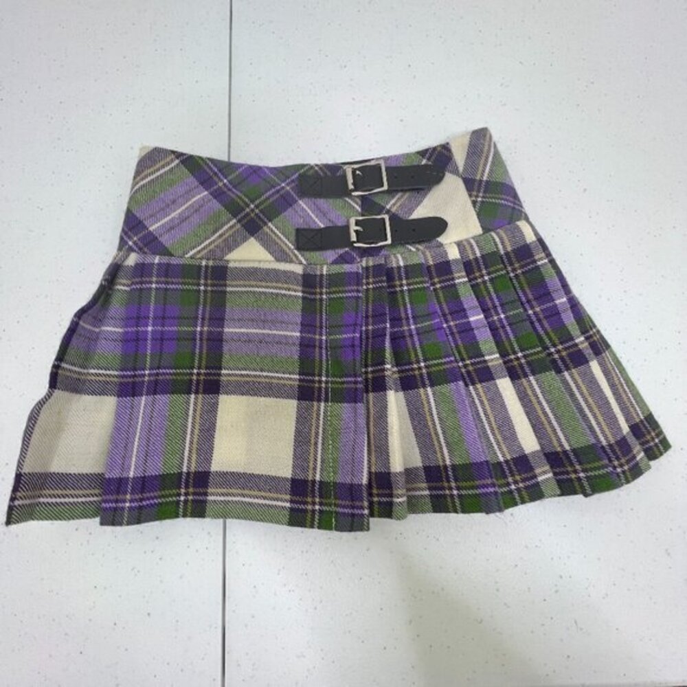 John Morrison Kilt Makers‎ Kids Kilt 3 4 Purple Plaid Skirt Plaid Irish Wool